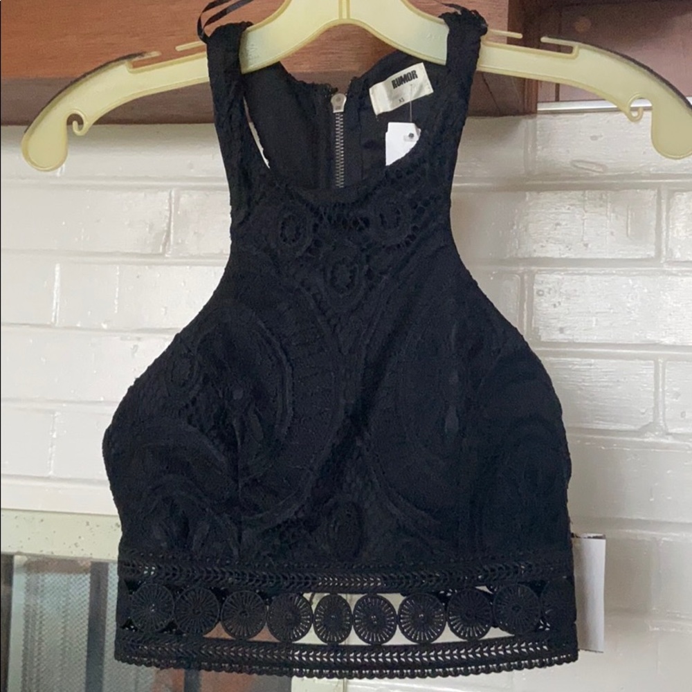 Black Crop Top